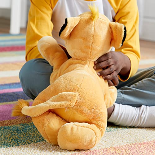 Peluche Simba il Re Leone, soffice con dettagli ricamati, 33 cm - Disney Store
