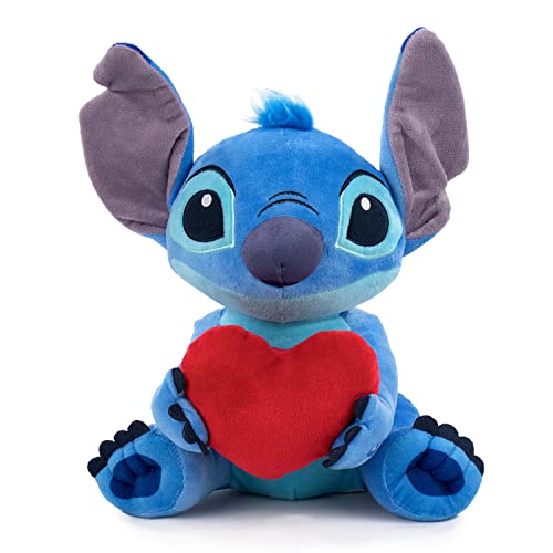Peluche Stitch blu con cuore 30 centimetri - Play by Play