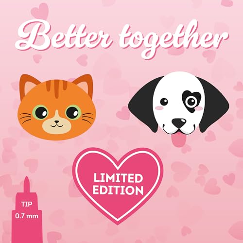 Penna Gel Cancellabile Kitty & Dog - Legami