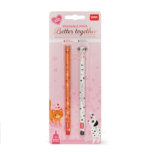 Penna Gel Cancellabile Kitty & Dog - Legami