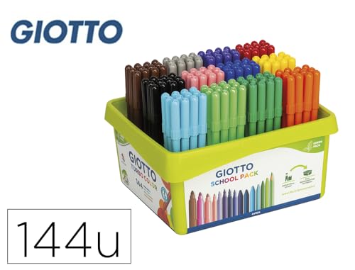 Pennarelli GIOTTO Turbo Color - Colorare e disegnare. Ideale per bambini, ragazzi e adulti - CF144