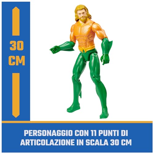 Personaggio Giocattolo di Aquaman 30 cm, da 3 anni - Dc Comics