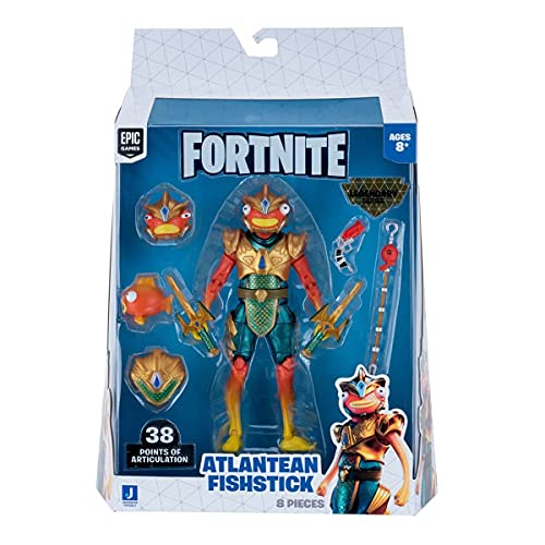 Personaggio Leggendario Fortnite di Atlantean Fishtick, 15 cm con 36 punti di articolazione -Fnt0821