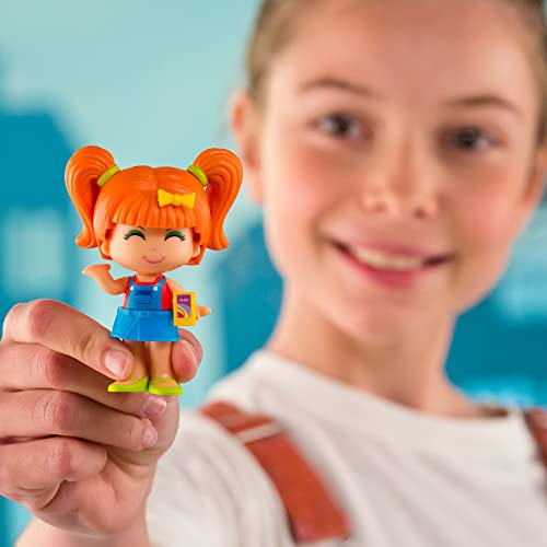 Pinypon Casa Rosa, a forma di valigetta pieghevole, con stanze e accessori da 4 anni - Famosa