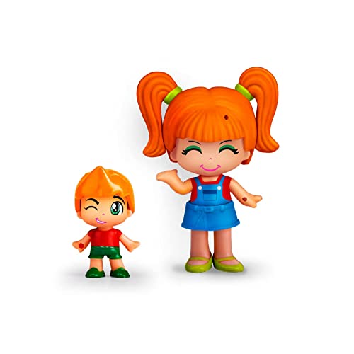 Pinypon Casa Rosa, a forma di valigetta pieghevole, con stanze e accessori da 4 anni - Famosa