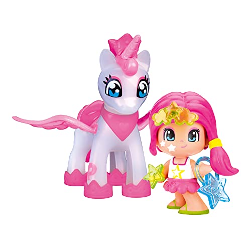 Pinypon Unicorno volante con bambolina, da 4 anni - Famosa