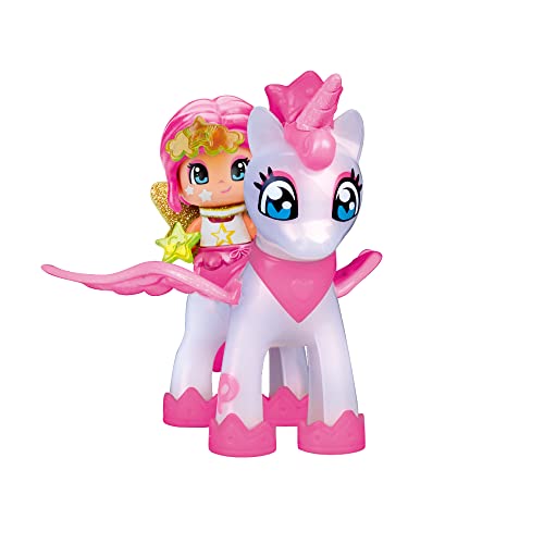 Pinypon Unicorno volante con bambolina, da 4 anni - Famosa