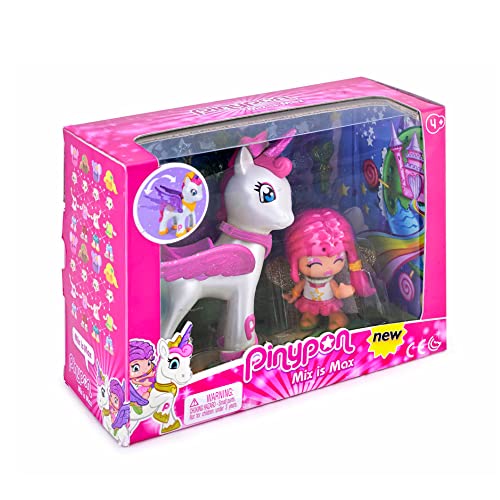 Pinypon Unicorno volante con bambolina, da 4 anni - Famosa