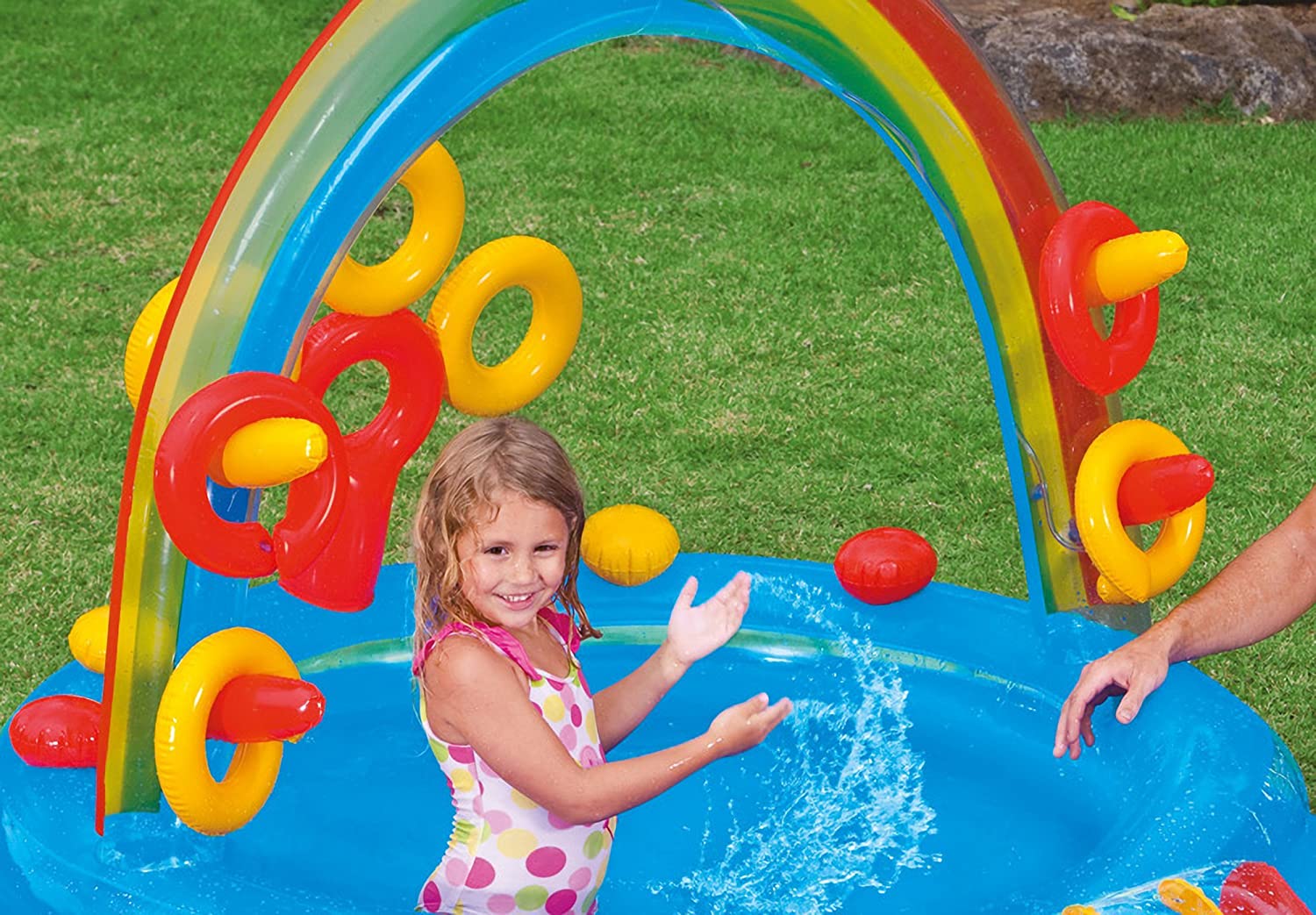 Piscina gonfiabile bambini con scivolo