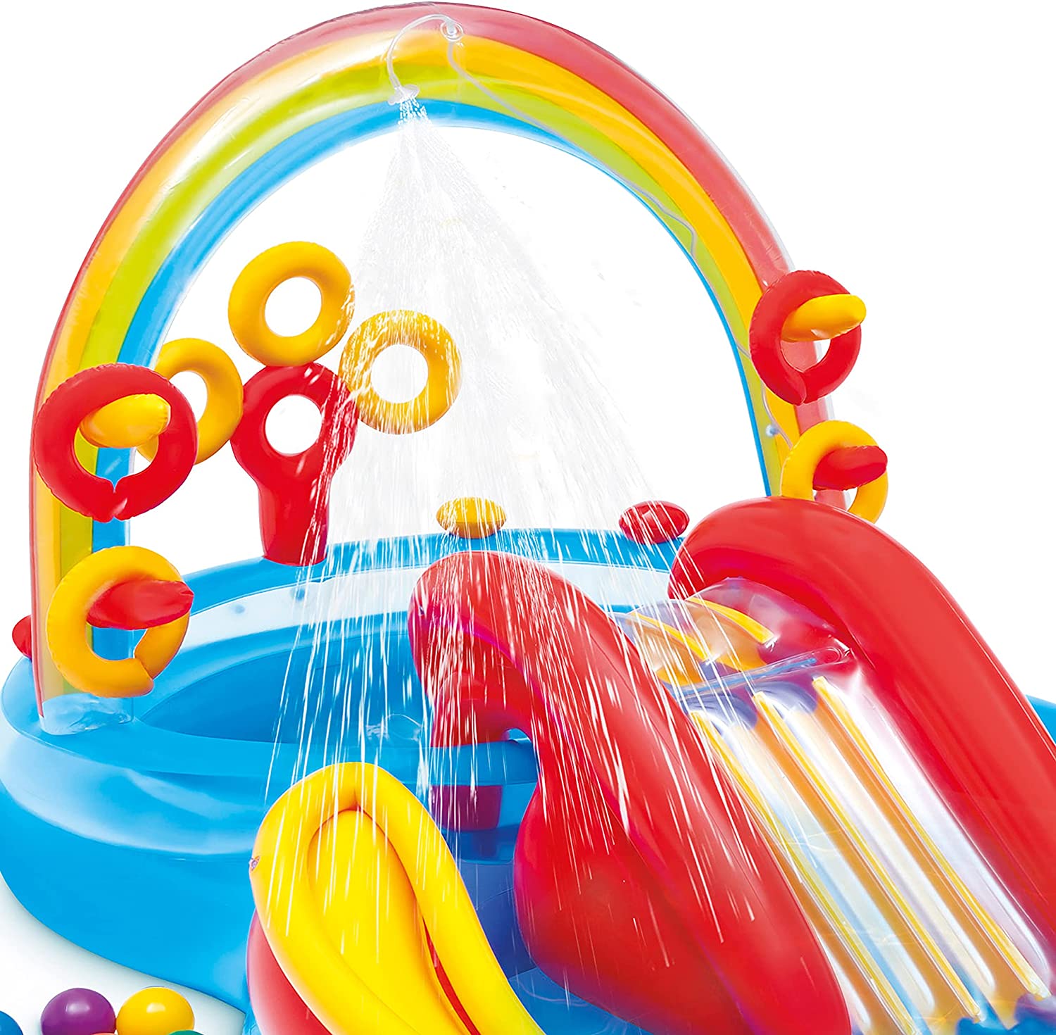 Piscina gonfiabile bambini con scivolo