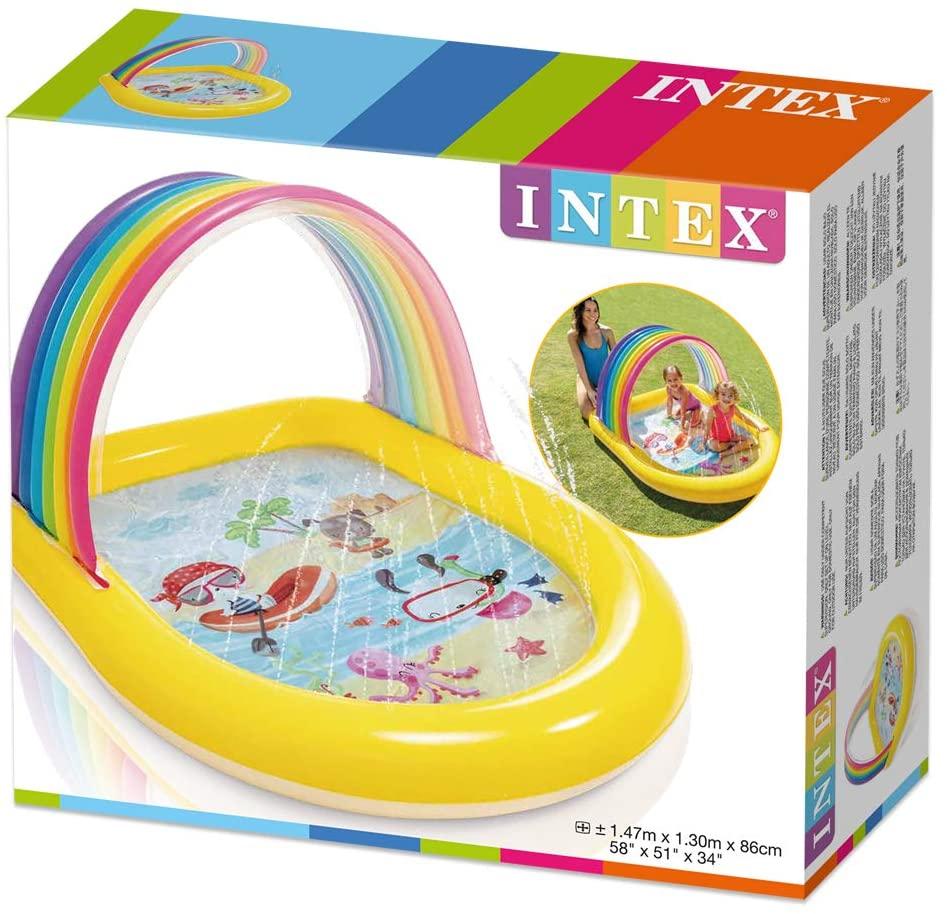 Piscinetta gonfiabile per bambini Arcobaleno - Intex 57156