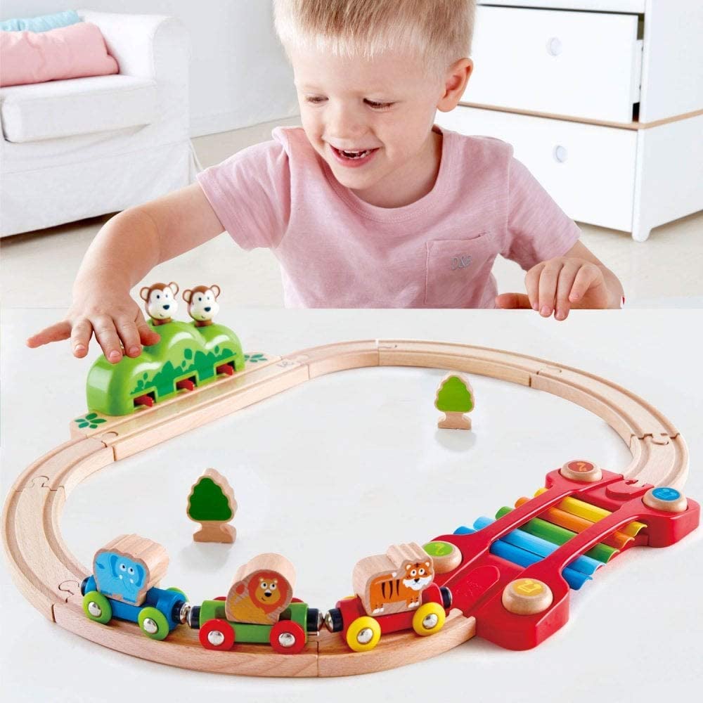 Trenino musicale in legno - Prima infanzia Hape E3825 - immagine 3