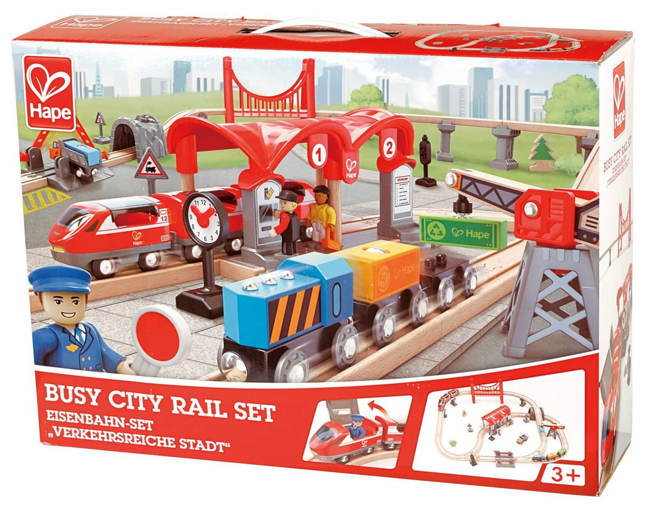 Pista trenino legno - Hape E3730