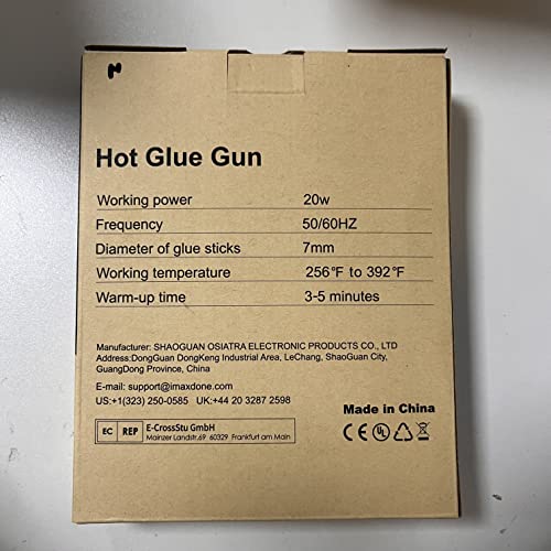 Pistola Colla a Caldo 20W con 30 bastoncini di colla