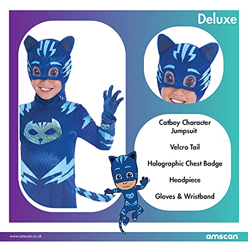 PJ Masks Costume Catboy - Vestito di Carnevale per bambini