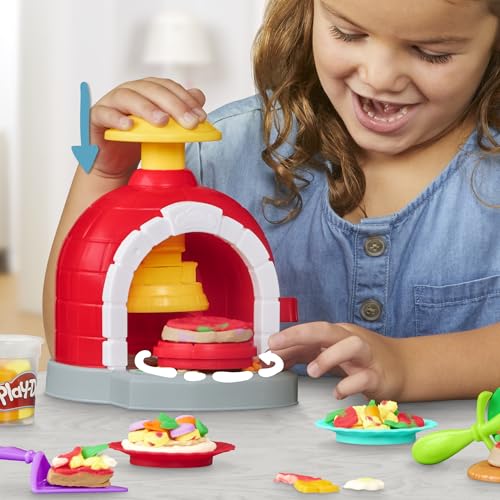 Play-Doh Kitchen Creations - La Pizzeria - Kit di pasta modellabile per bambini da 3 anni in su