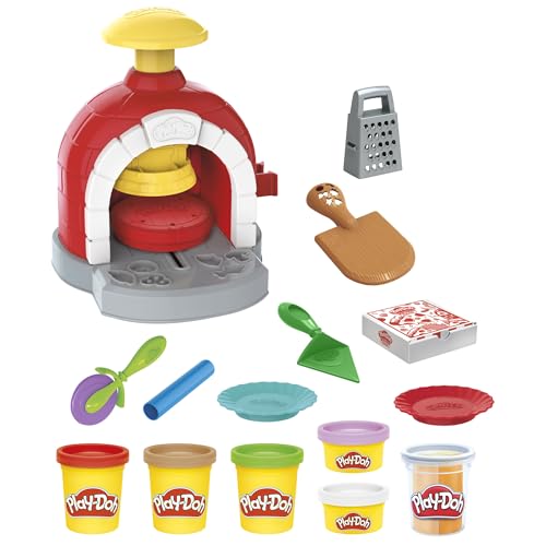 Play-Doh Kitchen Creations - La Pizzeria - Kit di pasta modellabile per bambini da 3 anni in su