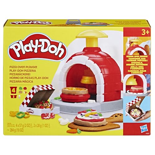 Play-Doh Kitchen Creations - La Pizzeria - Kit di pasta modellabile per bambini da 3 anni in su