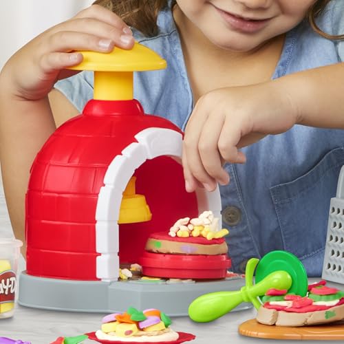 Play-Doh Kitchen Creations - La Pizzeria - Kit di pasta modellabile per bambini da 3 anni in su
