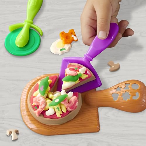 Play-Doh Kitchen Creations - La Pizzeria - Kit di pasta modellabile per bambini da 3 anni in su