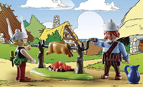PLAYMOBIL Asterix 70931 Grande Banchetto del Villaggio, da 5 anni