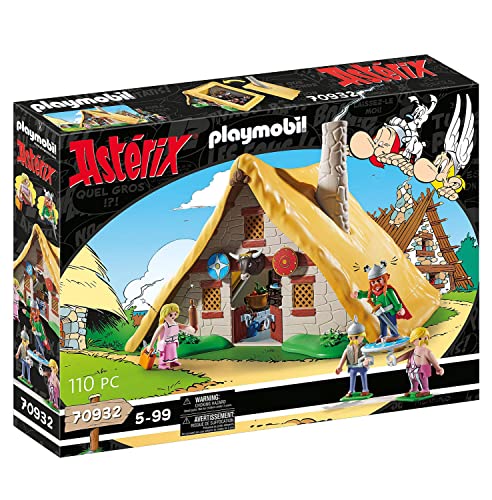 PLAYMOBIL Asterix 70932 Capanna di Abraracourcix