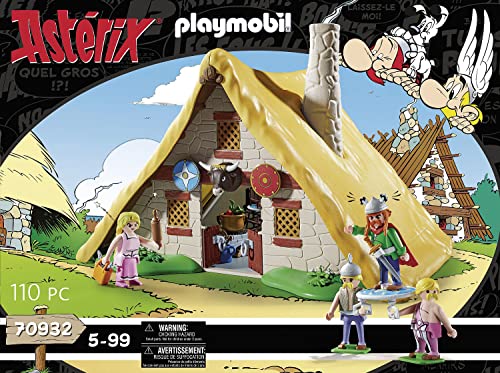 PLAYMOBIL Asterix 70932 Capanna di Abraracourcix
