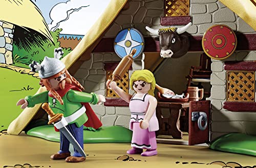 PLAYMOBIL Asterix 70932 Capanna di Abraracourcix