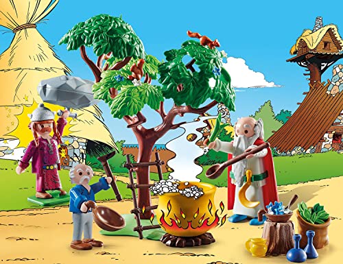 PLAYMOBIL Asterix 70933 Panoramix con calderone della Pozione Magica