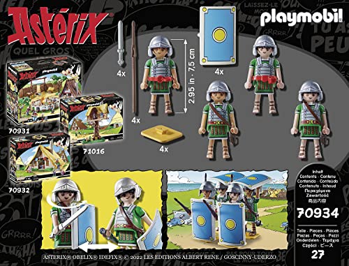 PLAYMOBIL Asterix 70934 Truppe Romane, Giochi di costruzione per Bambini da 5 Anni