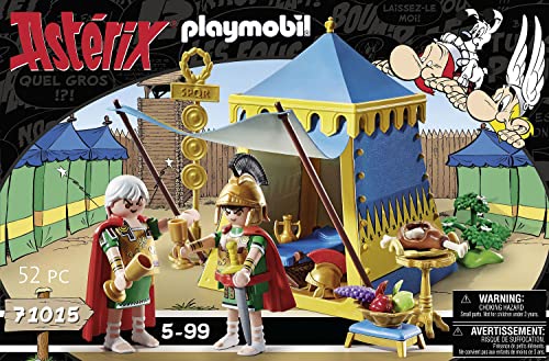 PLAYMOBIL Asterix 71015 Tenda del Capo con Generali