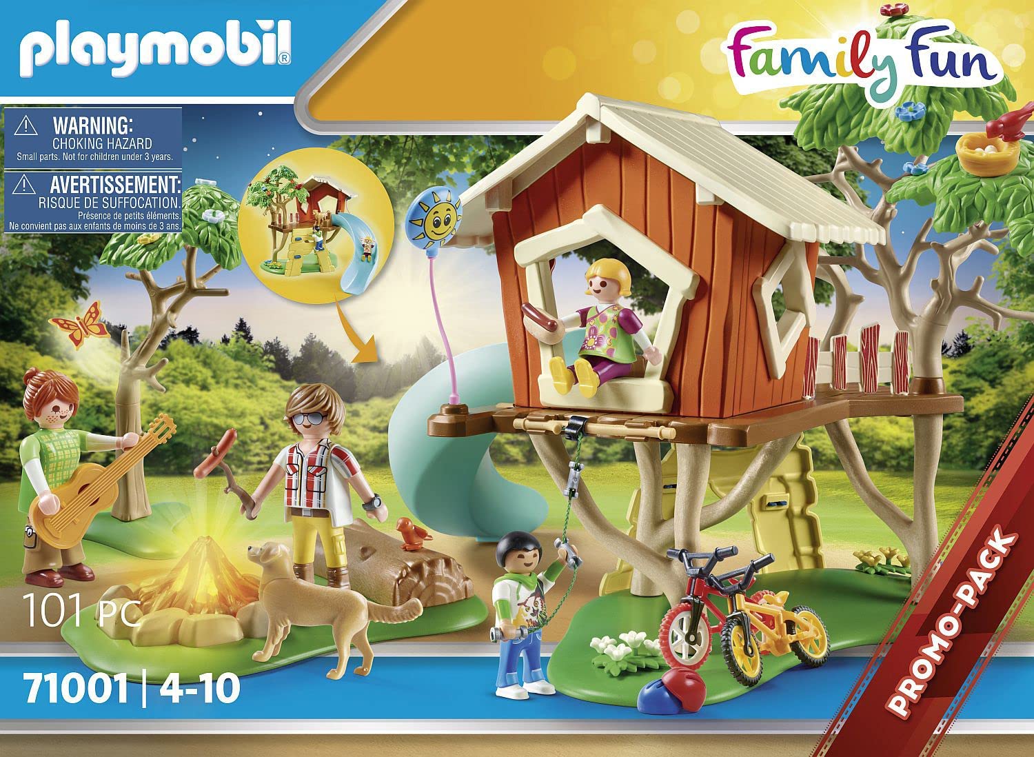 Playmobil Casetta sull'Albero e scivolo 71001
