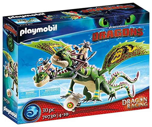 Dragon Trainer Racing, Gioco di Costruzioni da 4 Anni - PLAYMOBIL 70730 DreamWorks