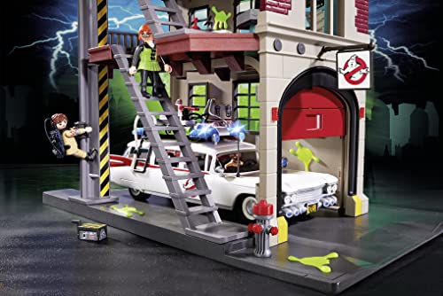 PLAYMOBIL Ghostbusters 9220, Ecto-1 con luci e Suoni, dai 6 Anni