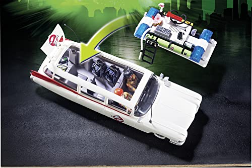 PLAYMOBIL Ghostbusters 9220, Ecto-1 con luci e Suoni, dai 6 Anni