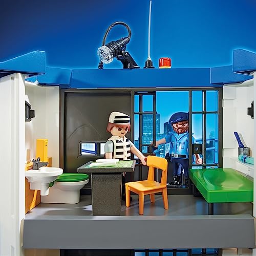 Playmobil Stazione di Polizia, Centro di Comando con Prigione - City Action 6872