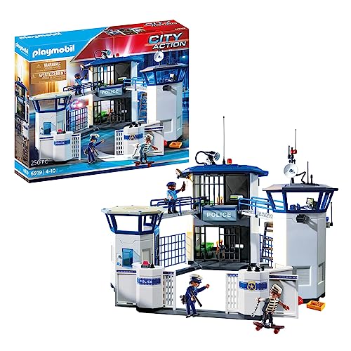 Playmobil Stazione di Polizia, Centro di Comando con Prigione - City Action 6872