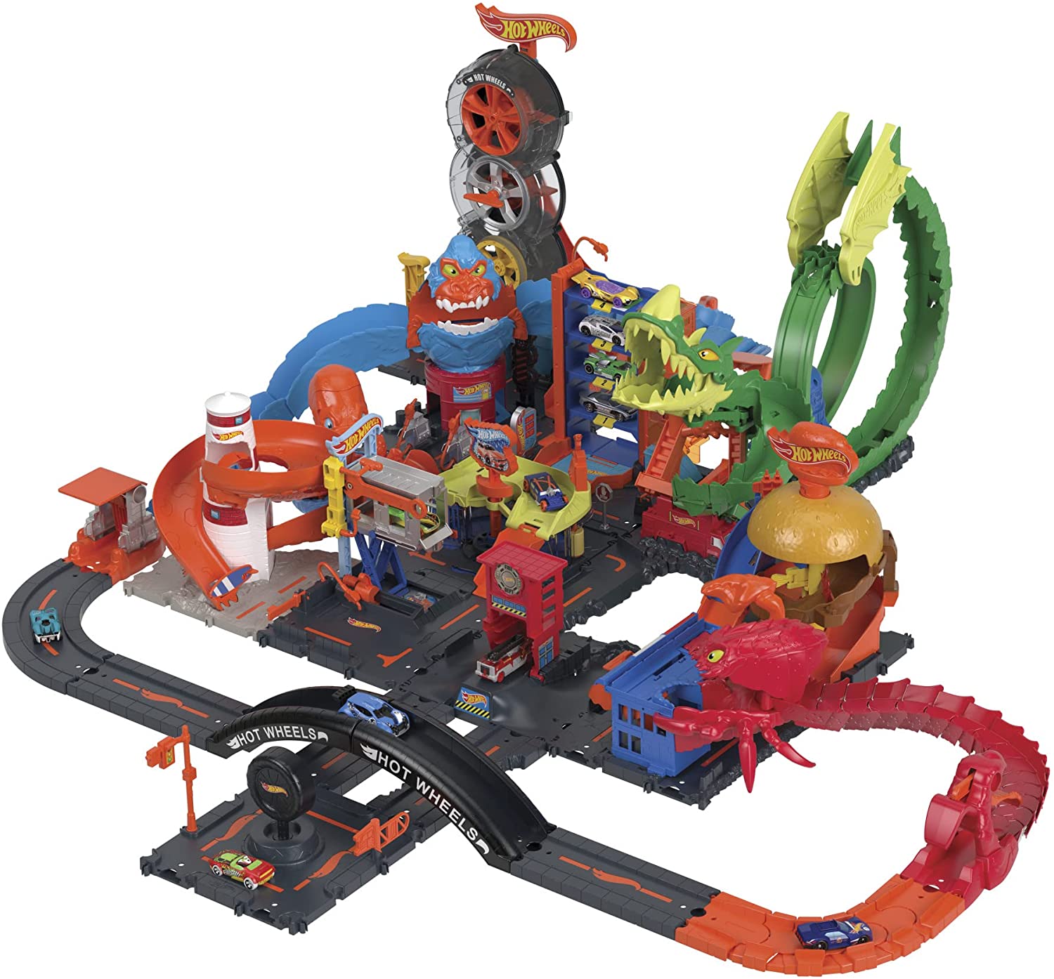 Pista Hot Wheels Dragone di Fuoco - City