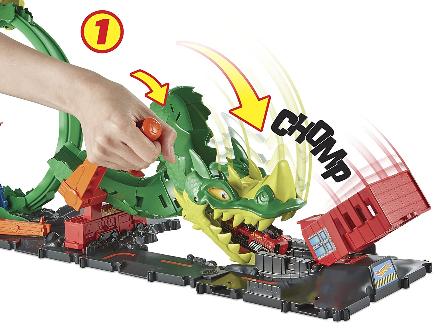 Pista Hot Wheels Dragone di Fuoco - City