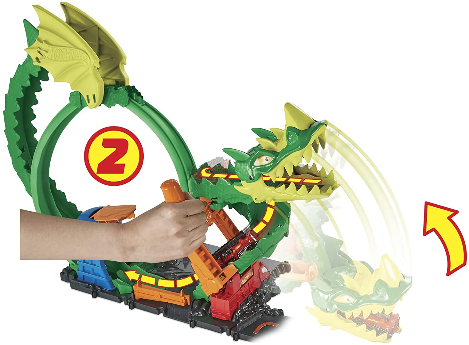 Pista Hot Wheels Dragone di Fuoco - City