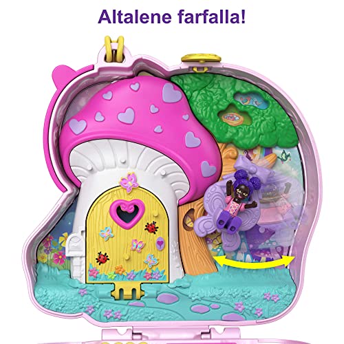 Polly Pocket - La Foresta dell'Unicorno con 2 bamboline e accessori