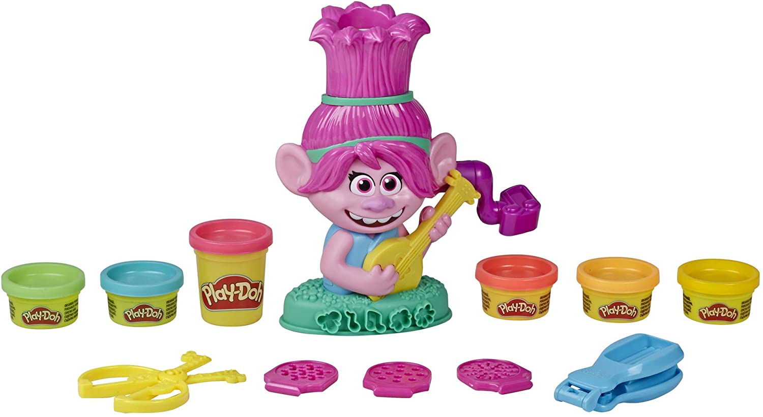 Trolls Poppy Acconciature Arcobaleno - Play-Doh