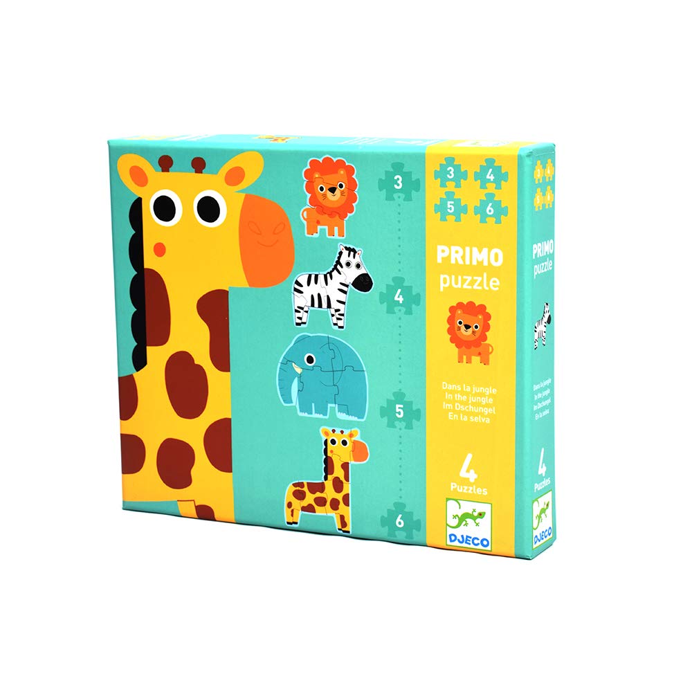 Primi puzzle animali giungla - Djeco