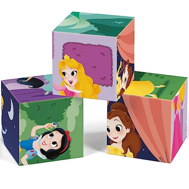 Principesse Disney Puzzle 12 Cubi da costruire