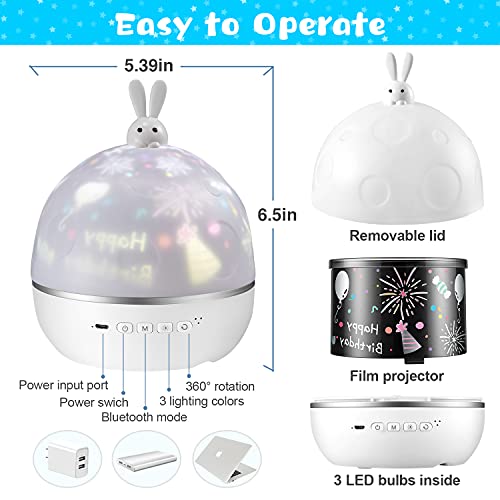 Proiettore di Stelle Soffitto Bambini, connessione Bluetooth e Musica