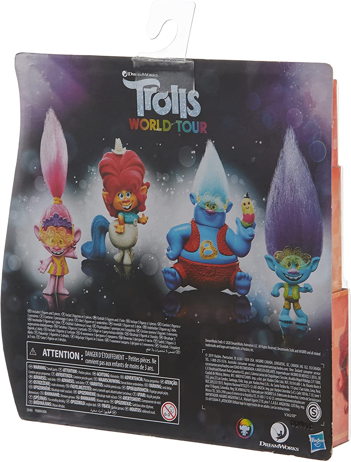 Kit 5 Pupazzetti Trolls World Tour - Hasbro