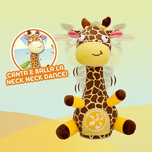 Pupazzo interattivo Georgina La Giraffa, Peluche che Canta, Balla e Risponde ai Suoni, da 2 anni - My Fisrt Club Petz
