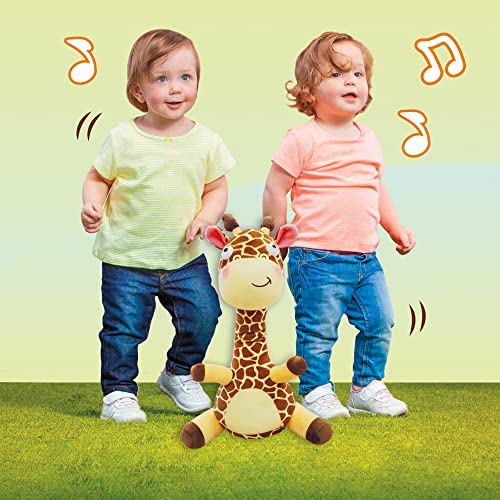 Pupazzo interattivo Georgina La Giraffa, Peluche che Canta, Balla e Risponde ai Suoni, da 2 anni - My Fisrt Club Petz