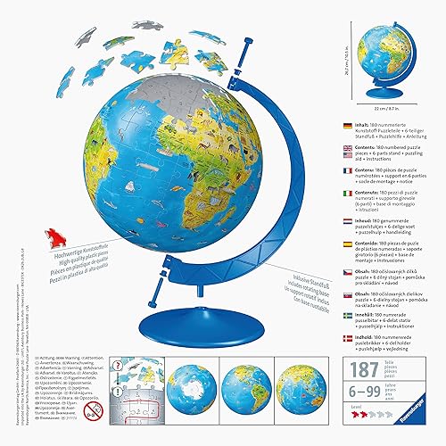Puzzle 3D Globo, Ravensburger