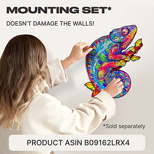 Puzzle di Legno 700 pezzi - Camaleonte 46x68 cm